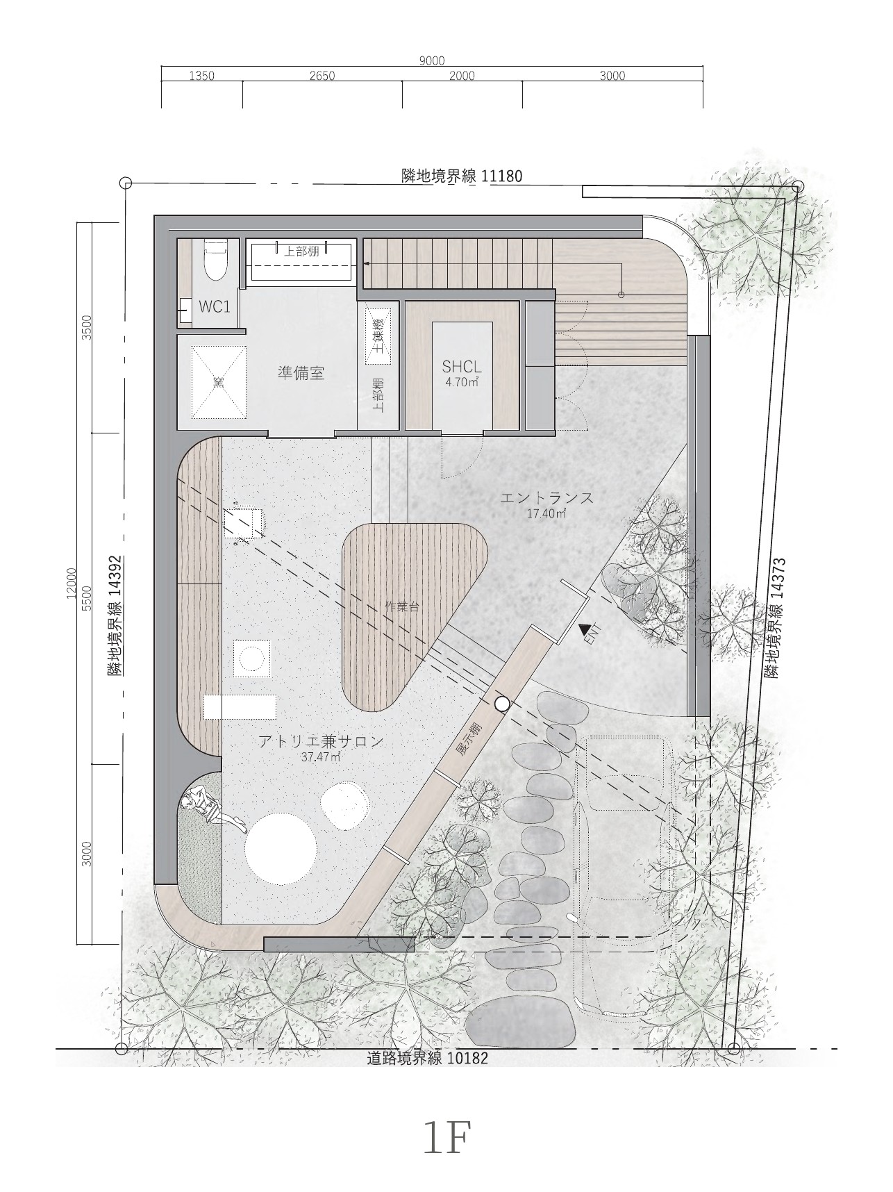 1階平面図(計画案)